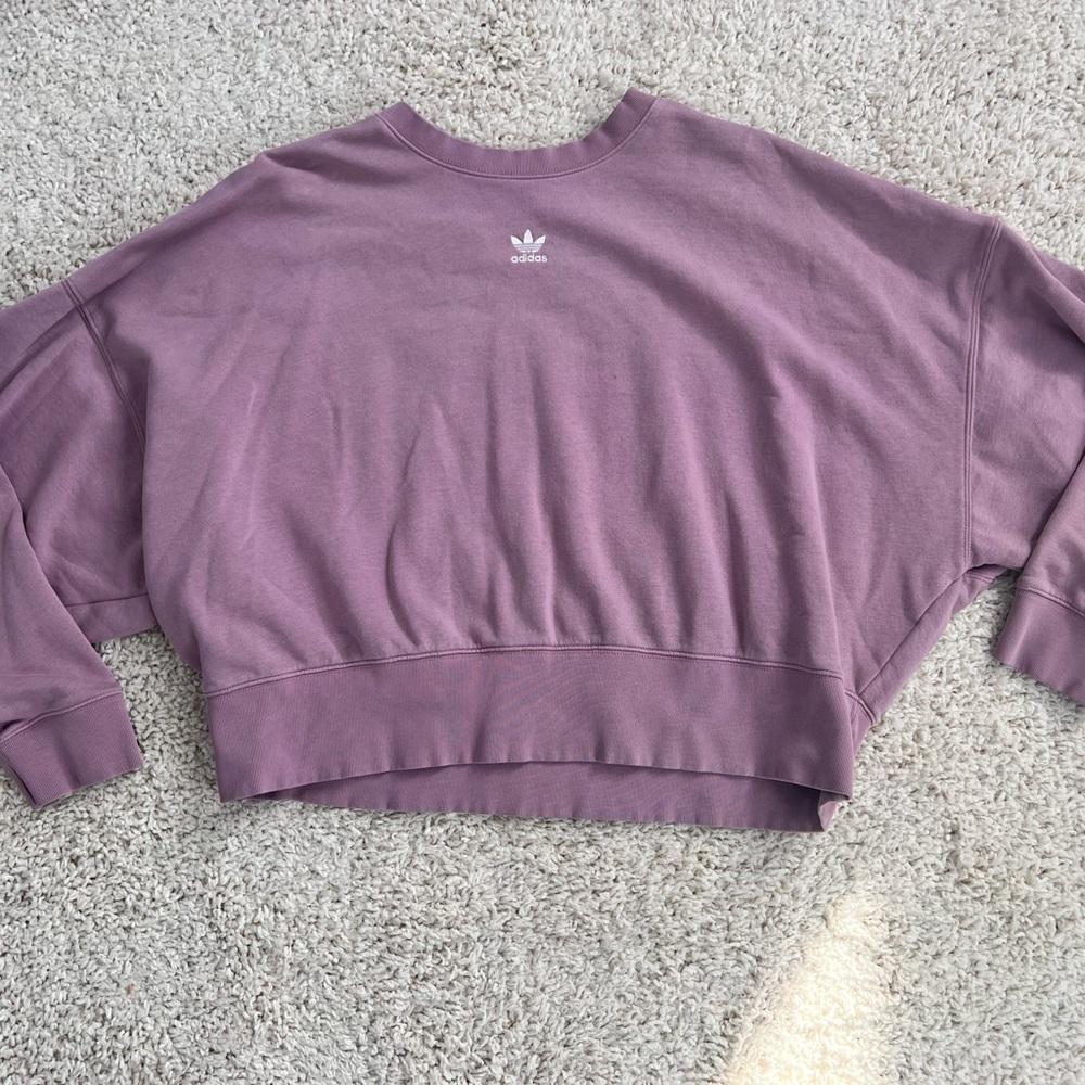 Adidas Women's Purple Sweatshirt